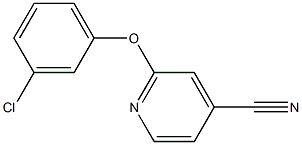 2-(3-chlorophenoxy)isonicotinonitrile