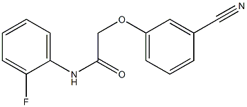 2-(3-cyanophenoxy)-N-(2-fluorophenyl)acetamide