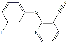 2-(3-fluorophenoxy)nicotinonitrile|