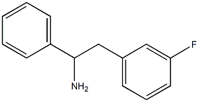 2-(3-fluorophenyl)-1-phenylethanamine 结构式