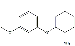 2-(3-methoxyphenoxy)-4-methylcyclohexanamine Structure