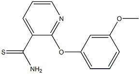 2-(3-methoxyphenoxy)pyridine-3-carbothioamide|