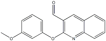 2-(3-methoxyphenoxy)quinoline-3-carbaldehyde|