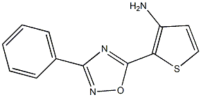 2-(3-phenyl-1,2,4-oxadiazol-5-yl)thiophen-3-amine