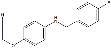 2-(4-{[(4-fluorophenyl)methyl]amino}phenoxy)acetonitrile|