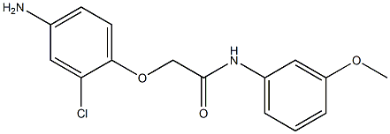 2-(4-amino-2-chlorophenoxy)-N-(3-methoxyphenyl)acetamide Structure