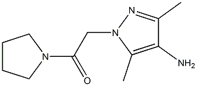 2-(4-amino-3,5-dimethyl-1H-pyrazol-1-yl)-1-(pyrrolidin-1-yl)ethan-1-one