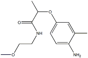  2-(4-amino-3-methylphenoxy)-N-(2-methoxyethyl)propanamide