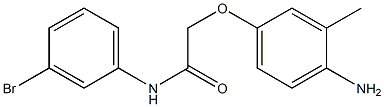 2-(4-amino-3-methylphenoxy)-N-(3-bromophenyl)acetamide Structure