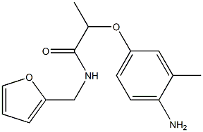 2-(4-amino-3-methylphenoxy)-N-(furan-2-ylmethyl)propanamide