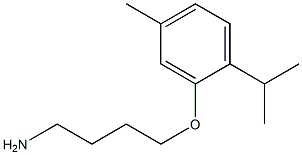 2-(4-aminobutoxy)-4-methyl-1-(propan-2-yl)benzene Structure