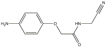 2-(4-aminophenoxy)-N-(cyanomethyl)acetamide