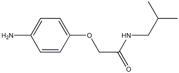 2-(4-aminophenoxy)-N-isobutylacetamide Structure