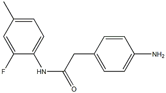 2-(4-aminophenyl)-N-(2-fluoro-4-methylphenyl)acetamide|