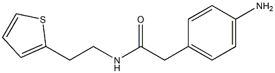 2-(4-aminophenyl)-N-(2-thien-2-ylethyl)acetamide