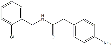 2-(4-aminophenyl)-N-[(2-chlorophenyl)methyl]acetamide