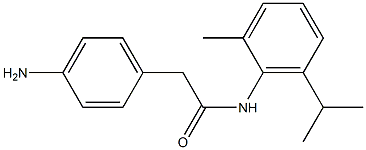 2-(4-aminophenyl)-N-[2-methyl-6-(propan-2-yl)phenyl]acetamide