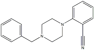 2-(4-benzylpiperazin-1-yl)benzonitrile Structure