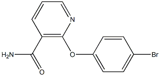 2-(4-bromophenoxy)nicotinamide 结构式