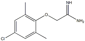 2-(4-chloro-2,6-dimethylphenoxy)ethanimidamide,,结构式
