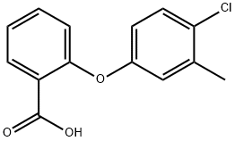 2-(4-chloro-3-methylphenoxy)benzoic acid Structure