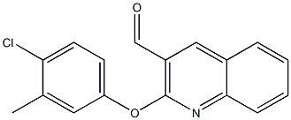 2-(4-chloro-3-methylphenoxy)quinoline-3-carbaldehyde