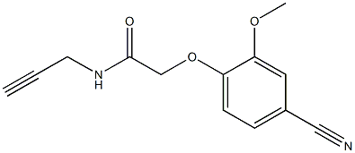 2-(4-cyano-2-methoxyphenoxy)-N-prop-2-ynylacetamide