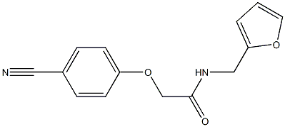 2-(4-cyanophenoxy)-N-(2-furylmethyl)acetamide|