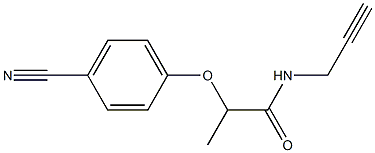 2-(4-cyanophenoxy)-N-(prop-2-yn-1-yl)propanamide