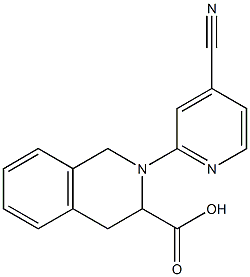 2-(4-cyanopyridin-2-yl)-1,2,3,4-tetrahydroisoquinoline-3-carboxylic acid