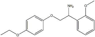 2-(4-ethoxyphenoxy)-1-(2-methoxyphenyl)ethanamine Structure