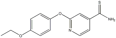 2-(4-ethoxyphenoxy)pyridine-4-carbothioamide