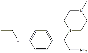 2-(4-ethoxyphenyl)-2-(4-methylpiperazin-1-yl)ethanamine Structure