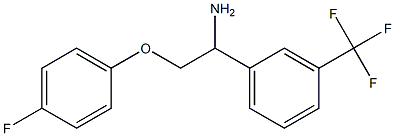2-(4-fluorophenoxy)-1-[3-(trifluoromethyl)phenyl]ethanamine Structure