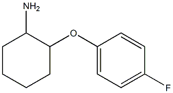 2-(4-fluorophenoxy)cyclohexan-1-amine Structure