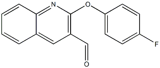  2-(4-fluorophenoxy)quinoline-3-carbaldehyde