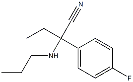  2-(4-fluorophenyl)-2-(propylamino)butanenitrile