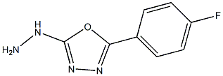  2-(4-fluorophenyl)-5-hydrazino-1,3,4-oxadiazole