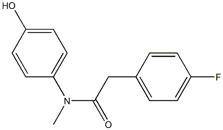 2-(4-fluorophenyl)-N-(4-hydroxyphenyl)-N-methylacetamide|