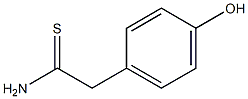 2-(4-hydroxyphenyl)ethanethioamide,,结构式