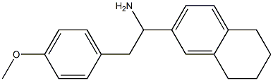 2-(4-methoxyphenyl)-1-(5,6,7,8-tetrahydronaphthalen-2-yl)ethan-1-amine