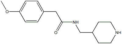 2-(4-methoxyphenyl)-N-(piperidin-4-ylmethyl)acetamide|
