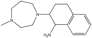 2-(4-methyl-1,4-diazepan-1-yl)-1,2,3,4-tetrahydronaphthalen-1-amine Structure