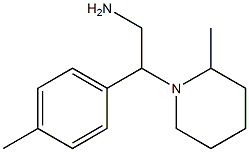 2-(4-methylphenyl)-2-(2-methylpiperidin-1-yl)ethanamine Structure