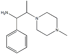 2-(4-methylpiperazin-1-yl)-1-phenylpropan-1-amine Structure