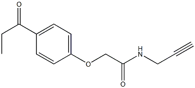 2-(4-propionylphenoxy)-N-prop-2-ynylacetamide