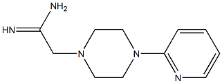 2-(4-pyridin-2-ylpiperazin-1-yl)ethanimidamide