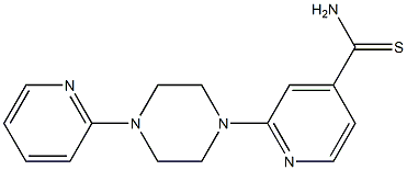  2-(4-pyridin-2-ylpiperazin-1-yl)pyridine-4-carbothioamide