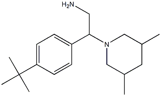 2-(4-tert-butylphenyl)-2-(3,5-dimethylpiperidin-1-yl)ethan-1-amine Struktur