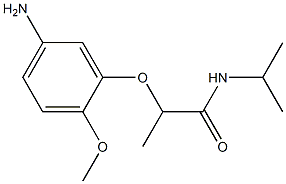 2-(5-amino-2-methoxyphenoxy)-N-(propan-2-yl)propanamide Structure